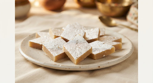 Kaju Katli (Premium), cashew fudge with edible silver foil